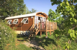 Accommodation - Gipsycaravan 2 Bedrooms - Camping la Linotte