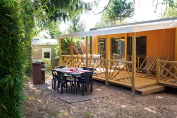 Location - Mobil-Home Otello Luxe 2 Chambres Climatisé - Clico Chic - Camping  la Linotte