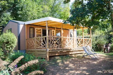 Location - Mobil-Home Prémium 2 Chambres - Climatisé - Clico Chic - Camping  la Linotte