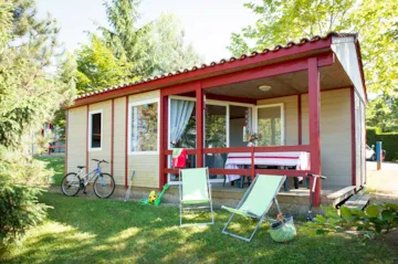 Accommodation - Chalet - 35 M² - 2 Bedrooms - Tv - Air-Conditioning - Clico Chic - Camping  la Linotte