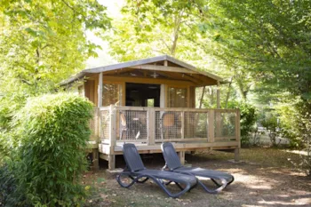 Mietunterkunft - Lodge- 35 M² - 2 Schlafzimmer- Tv - Clico Chic - Camping  la Linotte