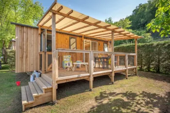 Mietunterkunft - Mobilheim Kids Top Presta - 29 M² - 2 Schlafzimmer - Clico Chic - Camping  la Linotte