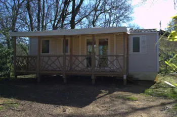Mietunterkunft - Mobilheim Resort Top - 30 M² - 3 Schlafzimmer  - Tv - Clico Chic - Camping  la Linotte