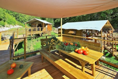 La Palanca (La Passerelle) - covered terrace (with private bathroom)