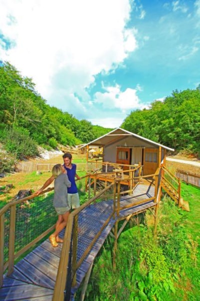 La Palanca (La Passerelle) - covered terrace (with private bathroom)