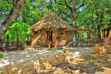 Accommodation - Wooden Hut La Terra Negra - 2/4 People - Domaine Périgord Vacances