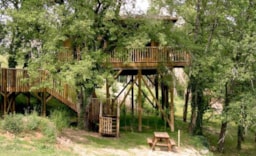 Accommodation - Wooden Cabin La Luna Vaira - Camping Club Périgord Vacances