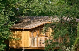 Accommodation - Wooden Cabin Lou Arbrilhon - Camping Club Périgord Vacances
