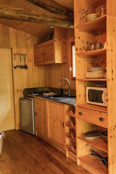 Wooden cabin La luna vaira