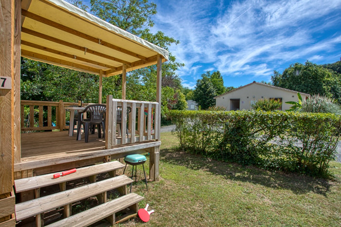 Mobilhome Sans Sanitaire, 2 Chambres (1 Avec Lits Superposés), Terrasse Couverte