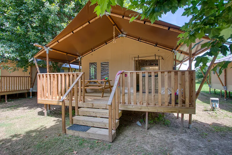 Location - Tente Lodge L'isle 2Ch- Sdb - Le Plein Air des Bories