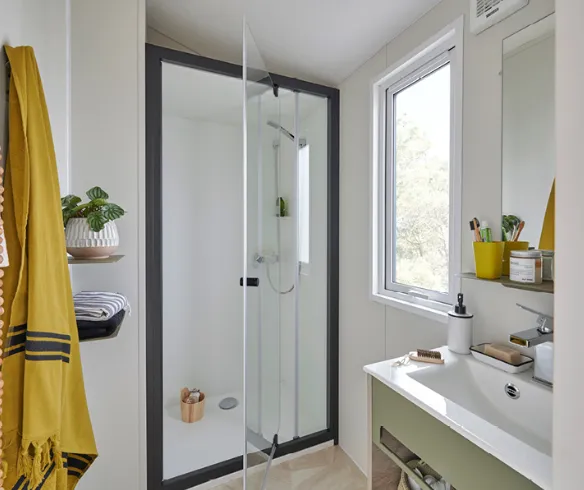 Location - Mh Garonne Confort 2Ch 4/6 Pers Clim Tv - Le Plein Air des Bories