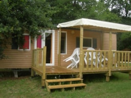 Accommodation - Residence Mobile Avec Terrasse Semi Couverte 5 Personnes A La Semaine - CAMPING LE PONT DE VICQ EN PERIGORD