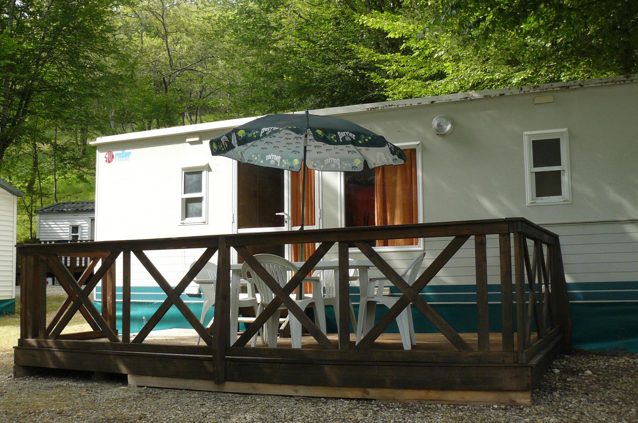 Location - Mobilhome Eco - Camping Le Roc de Lavandre