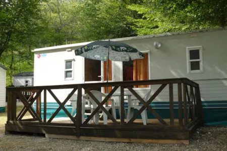 Huuraccommodatie(s) - Stacaravan Eco - Camping Le Roc de Lavandre