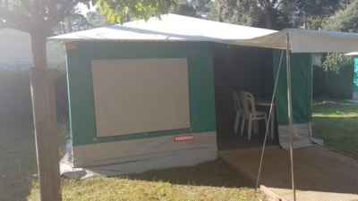 20m² fully equipped canvas bungalow - no sanitary facilities