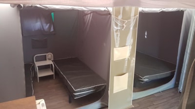 20m² fully equipped canvas bungalow - no sanitary facilities