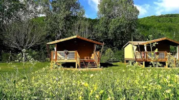 Mietunterkunft - Zelt Safari 35 M² - Camping Maisonneuve