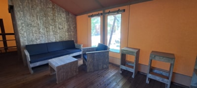Tente Safari Prestige Plus 6 people 3 Bedrooms 1Bathroom 49m²