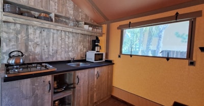 Tente Wood Prestige Plus 5 people 2bedrooms 1bathroom 38m²