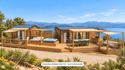 Luxury Mobile Home with Jacuzzi - 4 bedrooms and 3 bathrooms