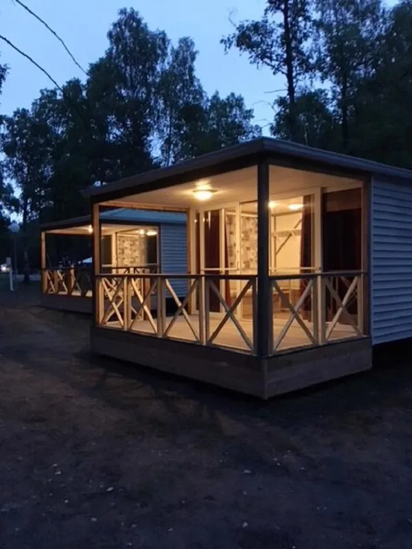 Mobilhome Esprit Montagne - 24 M² / 2 Chambres - Terrasse Couverte 10 M²