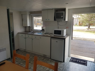 Mobilhome Confort Titania - 26 m² / 2 bedrooms - Terrace 12m² & Tonnelle 9 m²