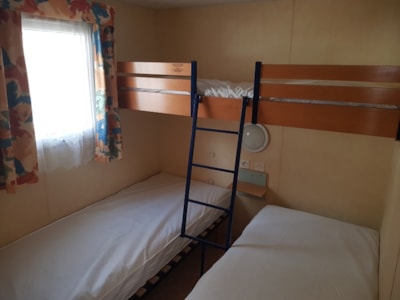 Mobilhome Confort Super Mercure - 26 m² / 2 bedrooms - Terrace 12m² & Tonnelle 9 m²
