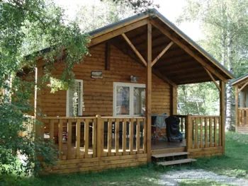 Mietunterkunft - Chalet Hohem Komfort Typ Modulo 28 - 28 M² / 2 Zimmer - Überdachte Terrasse 15 M² - Camping-Caravaneige l'Iscle de Prelles