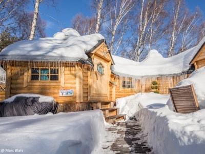 Refuge Finland with Scandinavian bath - shower and toilets