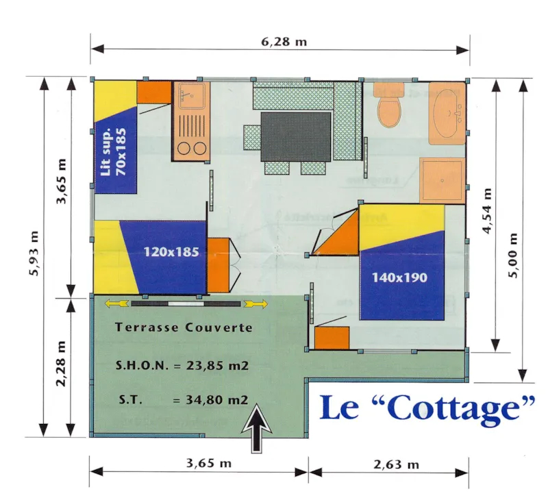 Chalet Hll Cottage 2 Ch