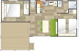 Mobil Home Loggia 2 Ch