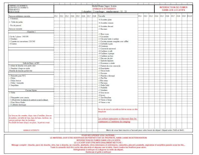 Mobil Home Super Astria 1 Ch