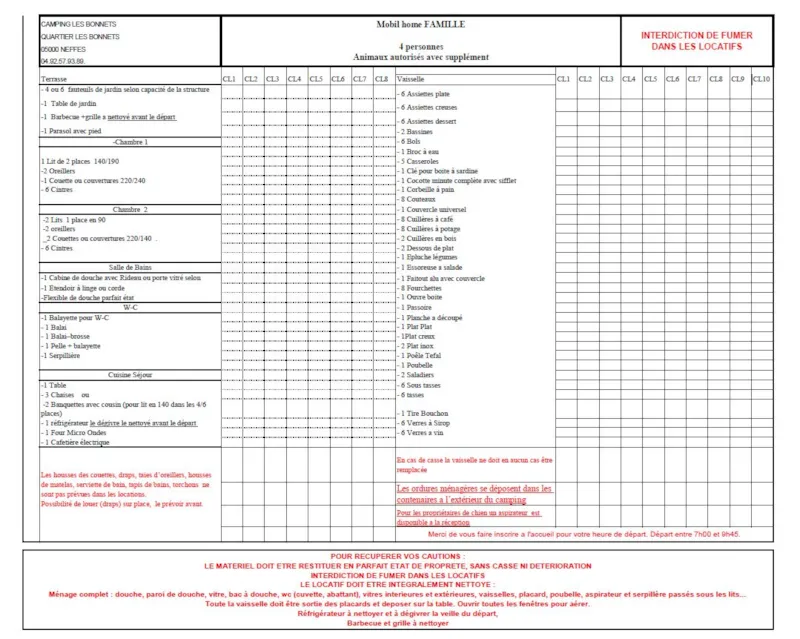 Mobil Home Famille 2 Chambres