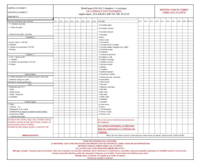 Mobil Home Loggia 2 Ch
