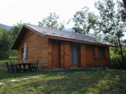 Location - Chalet 'Grand Confort' - Camping Chalets Résidentiels SAINT JAMES LES PINS