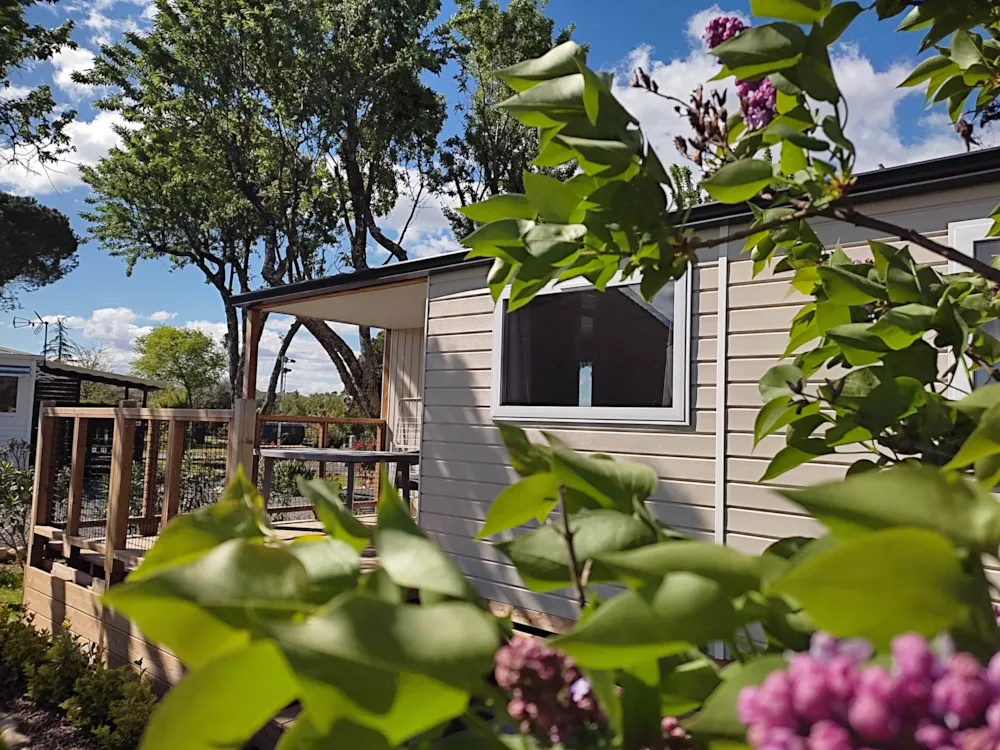 Accommodation - Mobile Home Prestige 2 Bedrooms - Camping l'Olivier