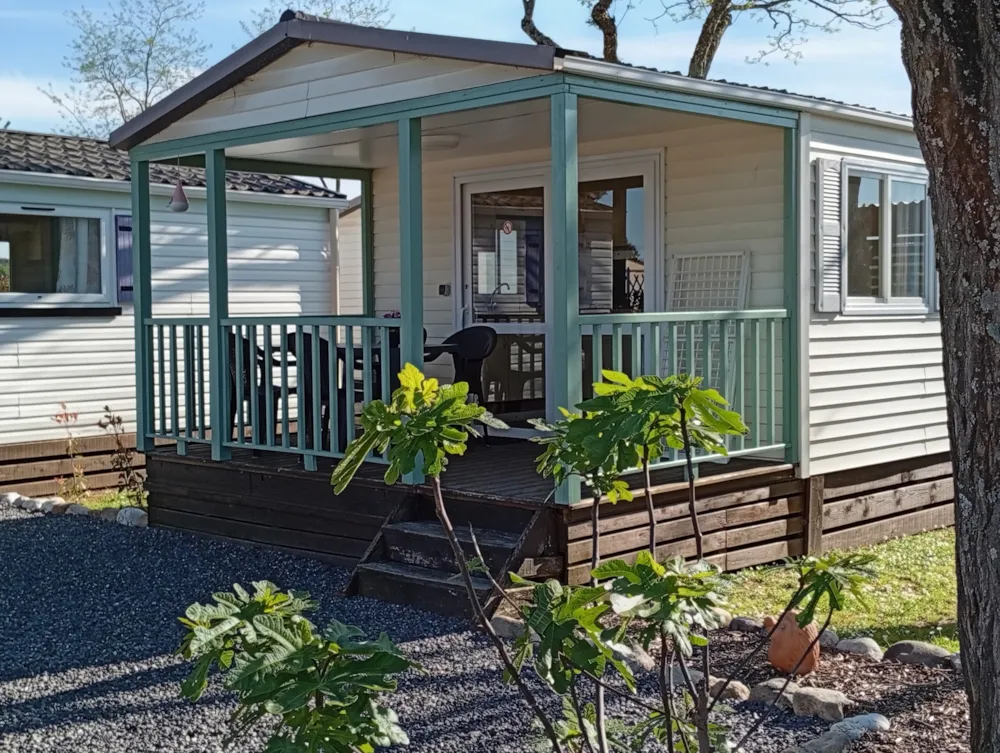 Accommodation - Mobile Home Éco 2 Bedrooms - Camping l'Olivier