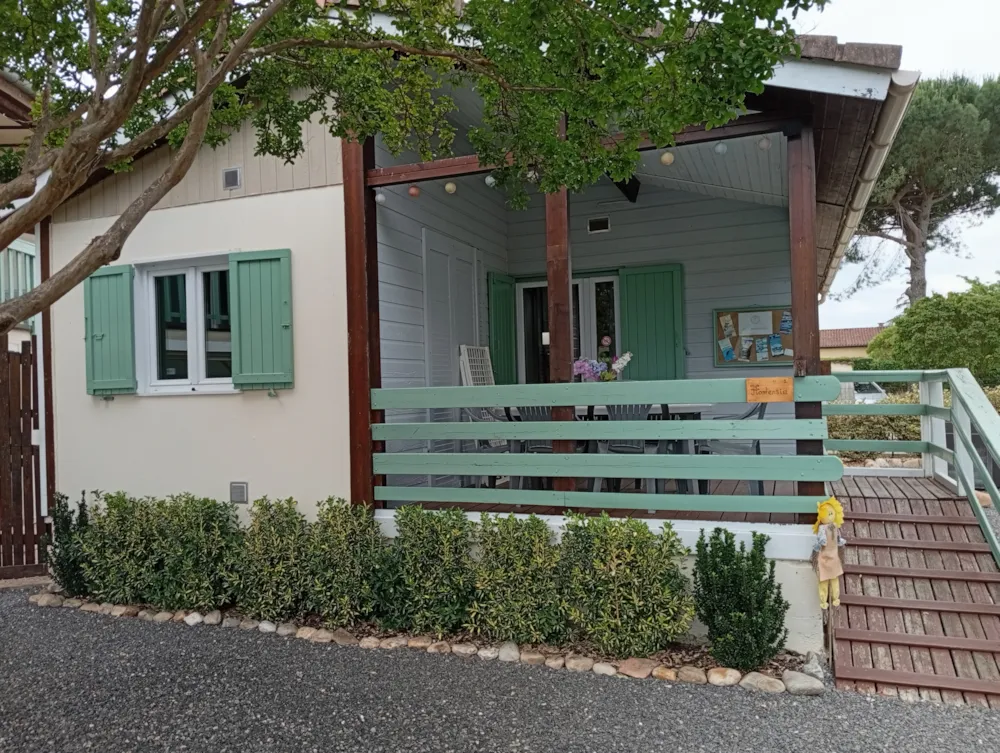 Location - Gîte Prestige 3 Chambres - Camping l'Olivier