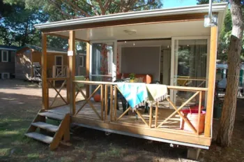 Mietunterkunft - Mobilheim Habana 25M² - Clico Chic - Camping Havre de Bernières