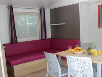 Mietunterkunft - Mobilheim Sun Top Tv 27M² - Clico Chic - Camping Havre de Bernières