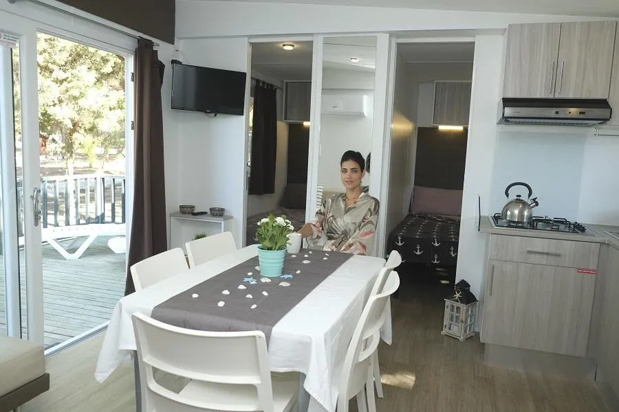 Location - Mobile Home  Smeraldo - Camping Village Glamping Torre del Porticciolo