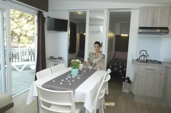 Mietunterkunft - Mobile Home Smeraldo - Camping Village Glamping Torre del Porticciolo