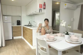 Mietunterkunft - Mobile Home Riviera Superior - Camping Village Glamping Torre del Porticciolo