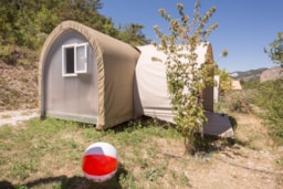 Huuraccommodatie(s) - Coco Sweet 16M² - Zonder Privé Sanitair - Camping Koawa Les Princes d'Orange