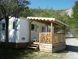 Huuraccommodatie(s) - Family Classic 26M² - Uitzicht Op De Bergen - Airconditioning + Tv - Camping Koawa Les Princes d'Orange
