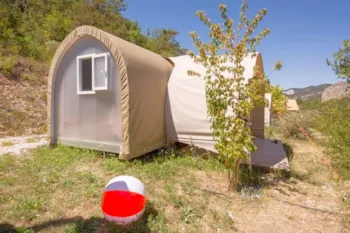 Mietunterkunft - Coco Sweet Zelt – 2 Schlafzimmer (Ohne Sanitäranlagen) - Camping Les Princes d'Orange