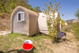 Accommodation - Coco Sweet Tent - 2 Bedrooms (Without Sanitary Facilities) - Camping Les Princes d'Orange