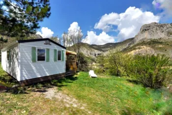 Mietunterkunft - Mobilheim Confort Compact - 2  Zimmer - Camping Les Princes d'Orange