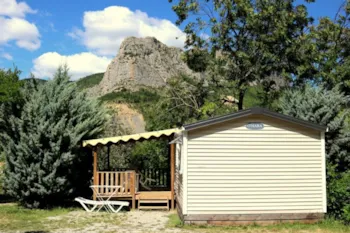 Mietunterkunft - Mobilheim Confort Compact - 3  Zimmer - Camping Les Princes d'Orange